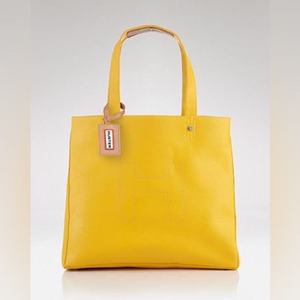 Hunter Yellow Rubber Tote - Picture 1 of 16